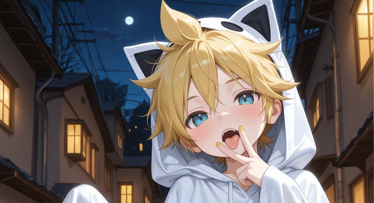 Kagamine Len (Halloween) 🍬 🏚️ 👻 🫣