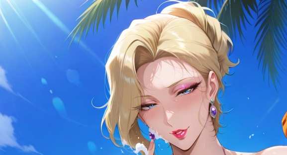 【奶水流到课桌上·福利图】泳装爆乳妈妈（8P）