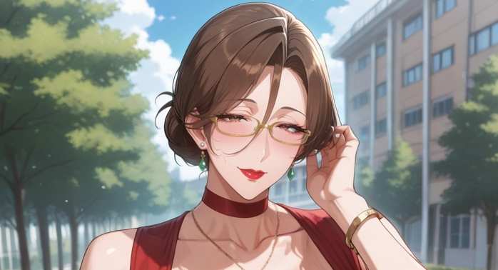 【女神美母收藏系统】金丝眼镜美母