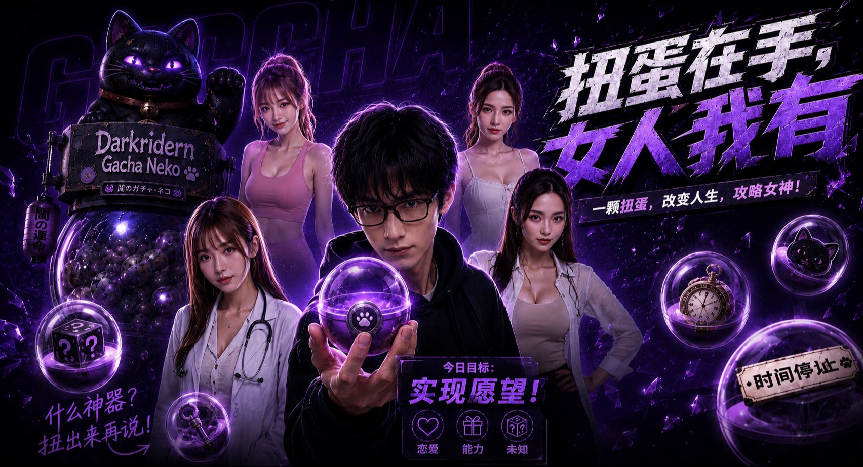扭蛋在手，女人我有！
