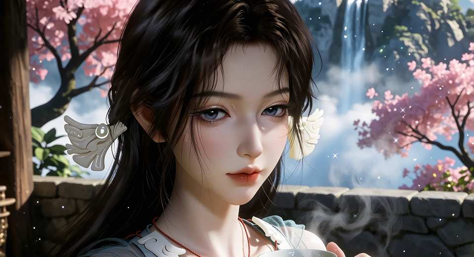 宋仙子爱喝茶,大家生产的那种。。。