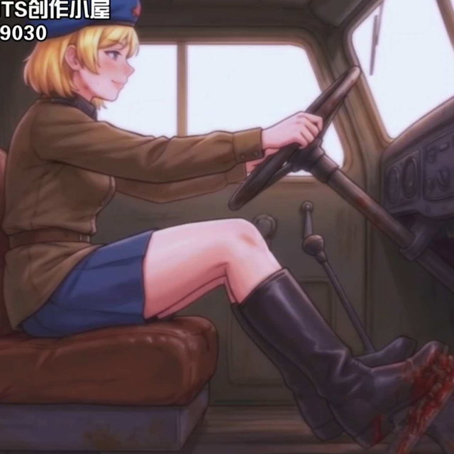 【无意识gts精品短片】可爱女兵踩死侵略者
