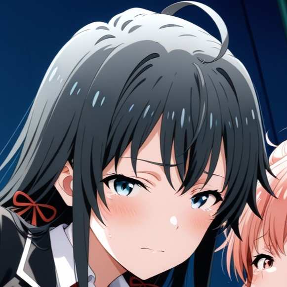 雪乃と結衣(体育倉庫)モザイク修正あり、mosaic censored