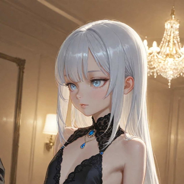 白髪少女