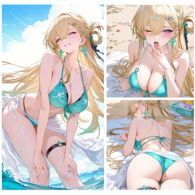 Lynae (Wuthering Waves) – Summer Bikini 【51 pics in ZIP】