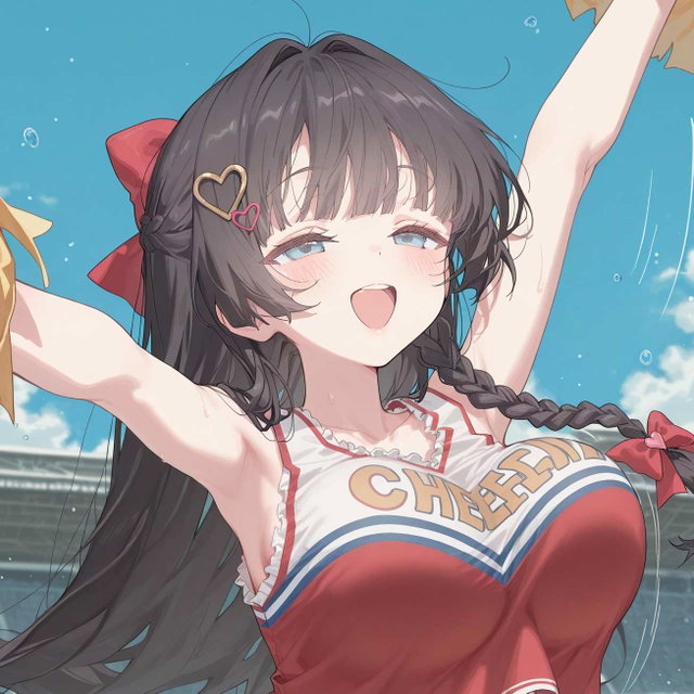 白雪ひな 啦啦队服 Shirayuki Hina Cheerleader