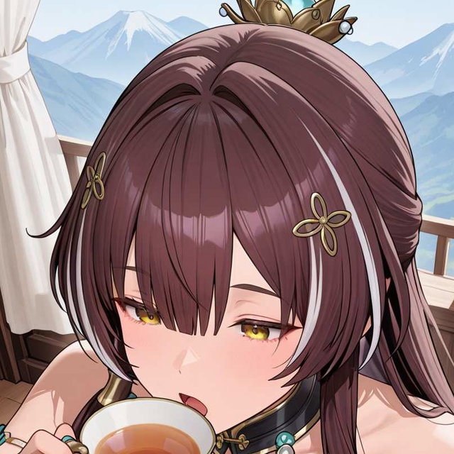 [78p]“茶到肚子里，会暖暖的哦……”
