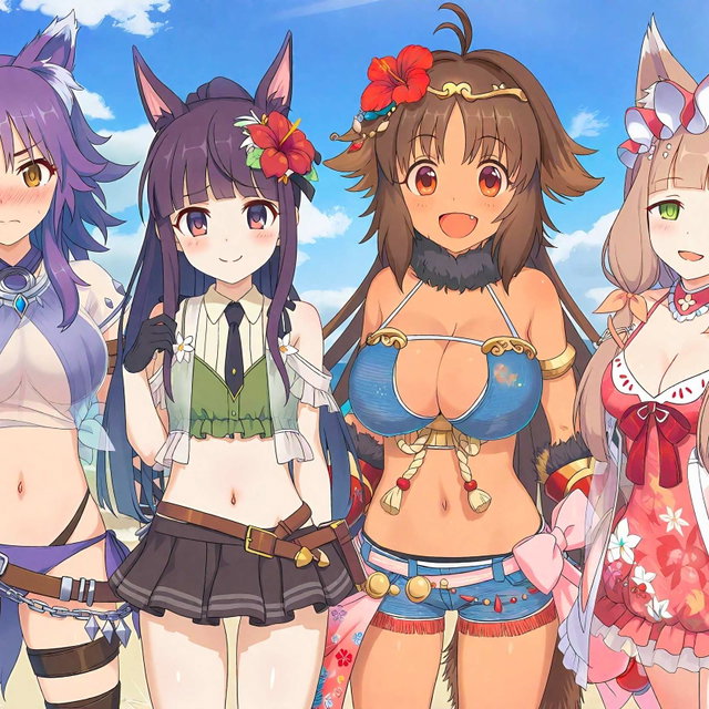自警団の水着パーティー/Caon(Summer) 218P