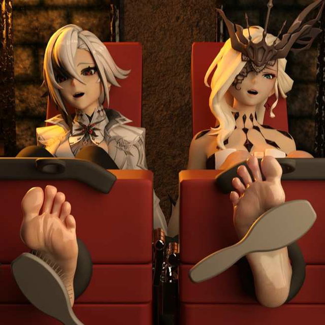 原神女士仆人挠脚心tk