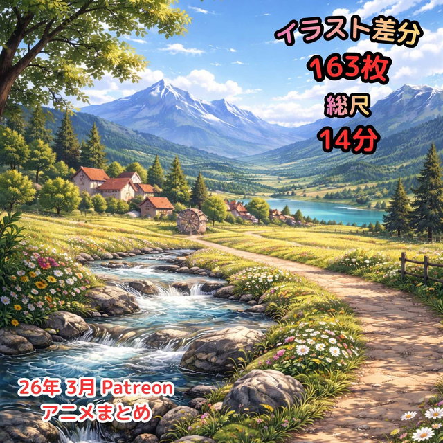 [4K60fps] 2026年3月 Patreon 动画合辑