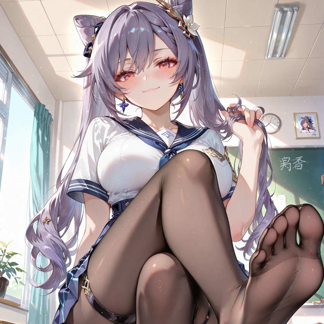 刻晴 Keqing 玉足系列 NSFW (原神 Genshin Impact)[33P]
