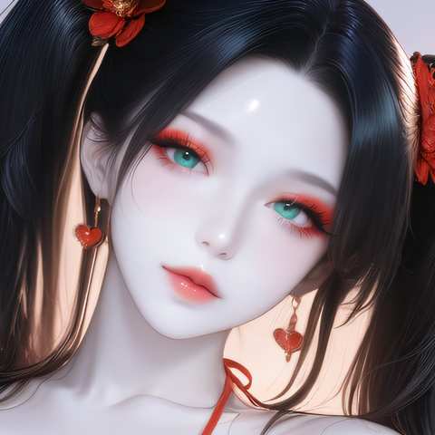 【第1139期】【第1140期】红色比基尼双马尾美女（两期134张）