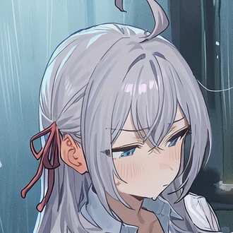 艾莉在公交车站😭