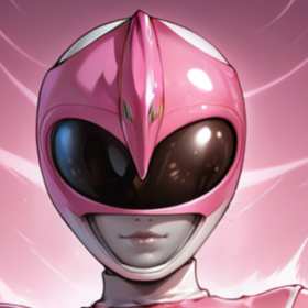 恐龙战队粉衣战士108页图集 Pink Ranger 108p