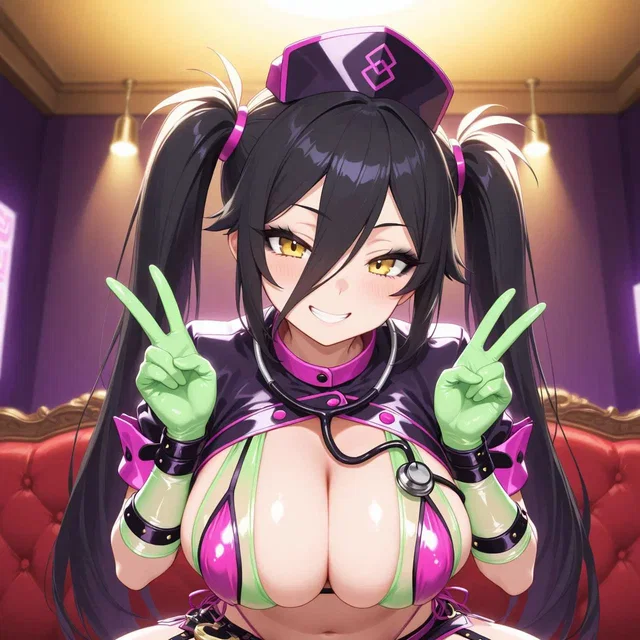 20250724 黒髪ツインテちゃん×FGOナイチンゲール：107枚
