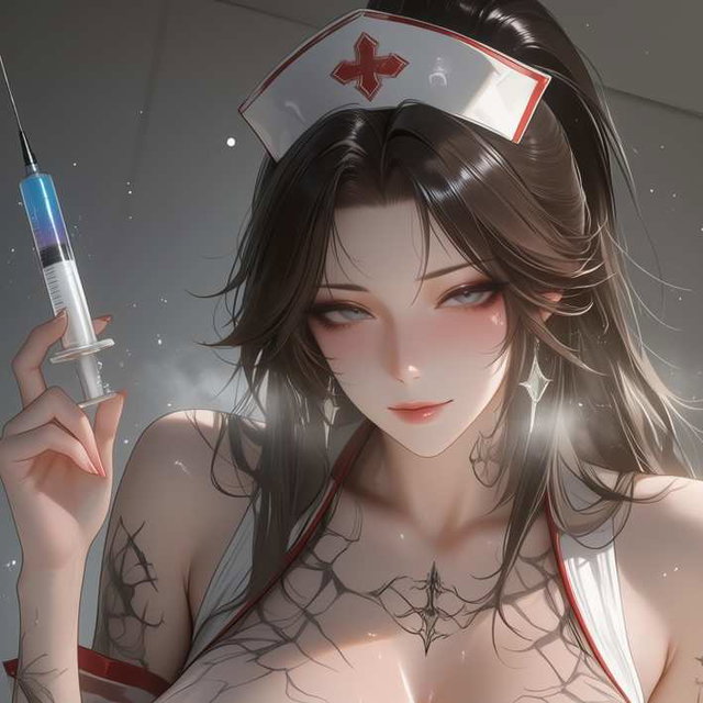 给护士小姐打针 222P