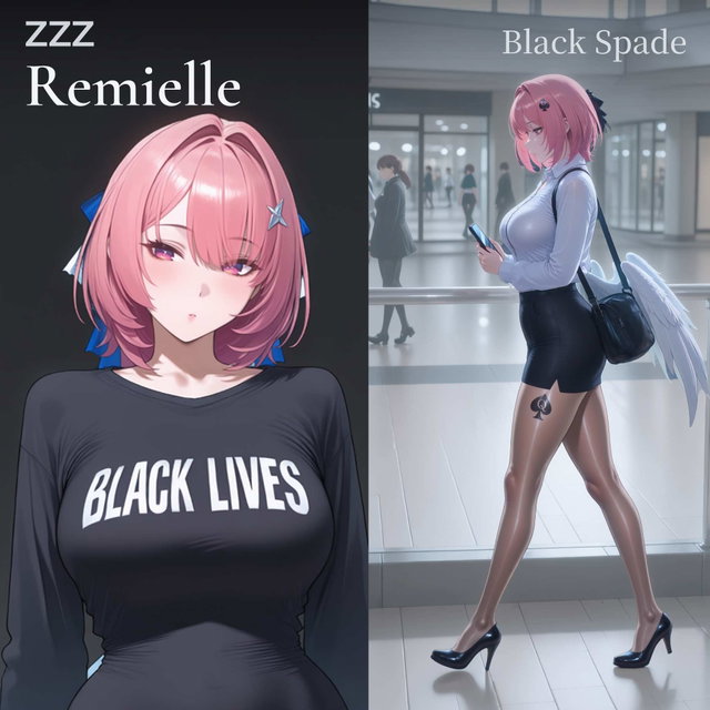 Remielle レミエール Black Spade Fashion Shoot