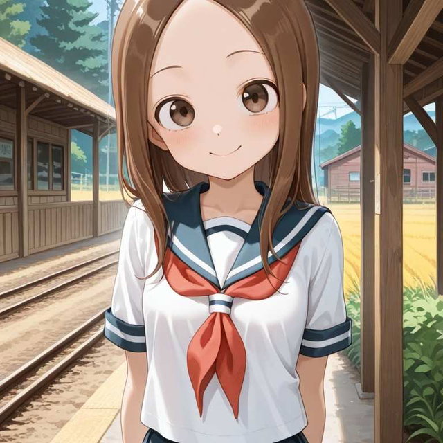 高木さん　温泉ラブラブ