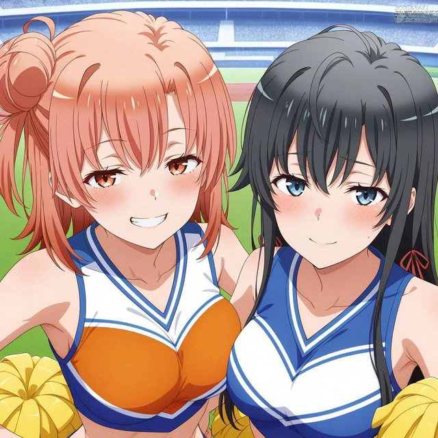 雪ノ下 雪乃 +由比ヶ浜 結衣 - Yukinoshita Yukino + Yuigahama Yui (129P)