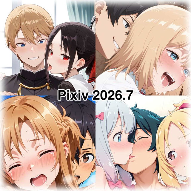 A compilation of works posted on Pixiv in July 2026