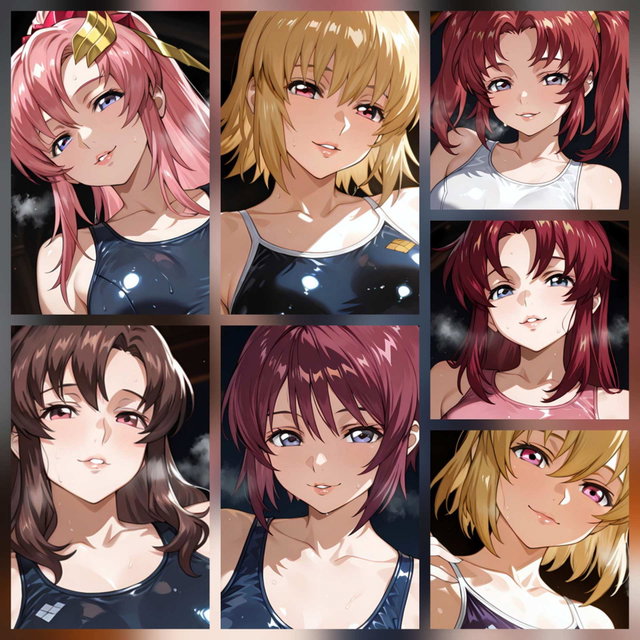 [AIイラストCG] Seed GirlsとXXX