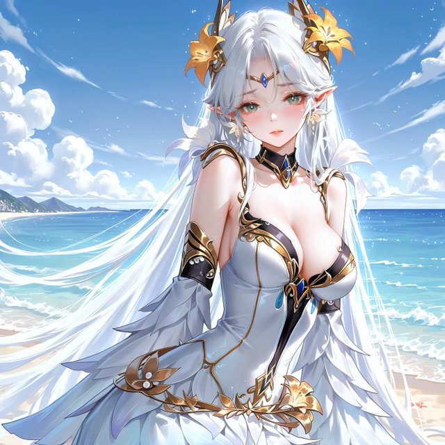 貂蝉 金色仲夏夜之梦 海边战败CG 112P