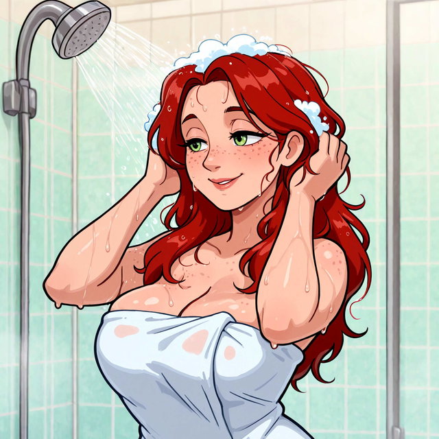 Shower time with Mom 37 images