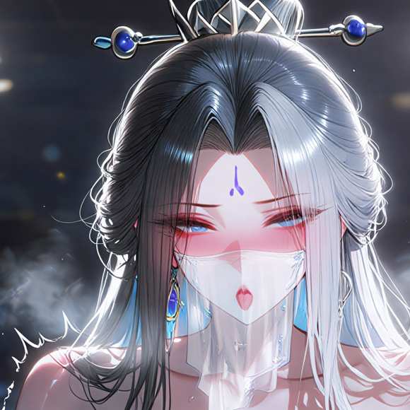纯正齁叫面纱爆儒仙子母猪师尊（124p白发加31p黑发）155p