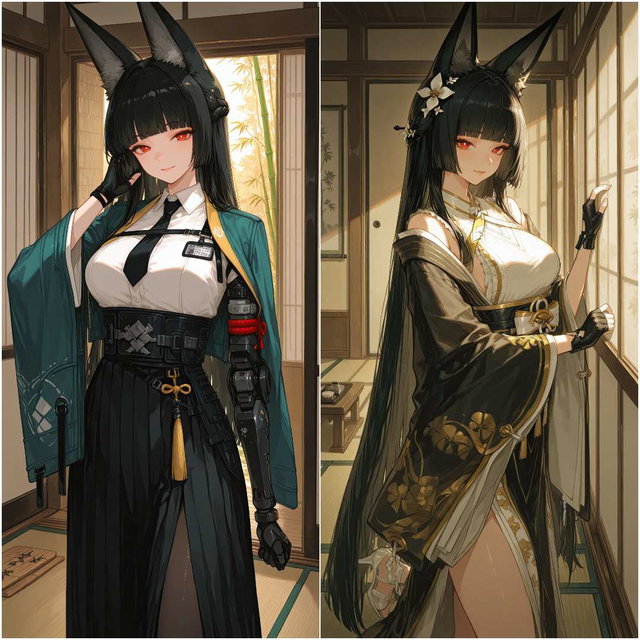 Miyabi Hoshimi (Zenless Zone Zero) - Dignified Blossom