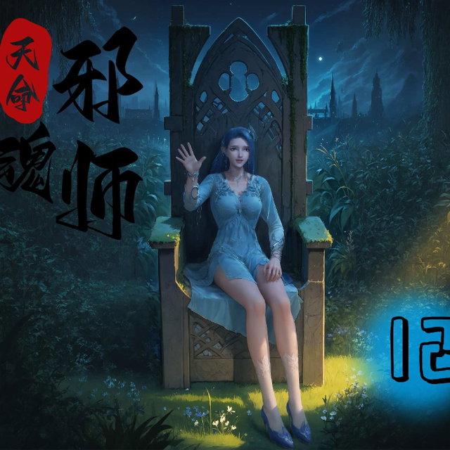 天命邪魂师十二：蓝银皇 （208P+有声MP4:原图104P+漫画104P）