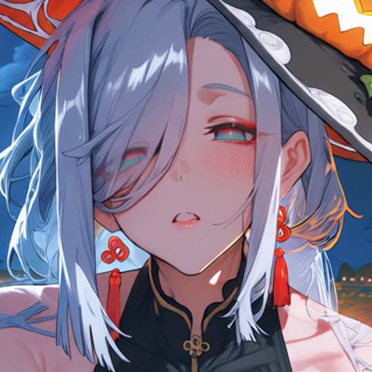 魔女の申鶴のハロウィン【1v】