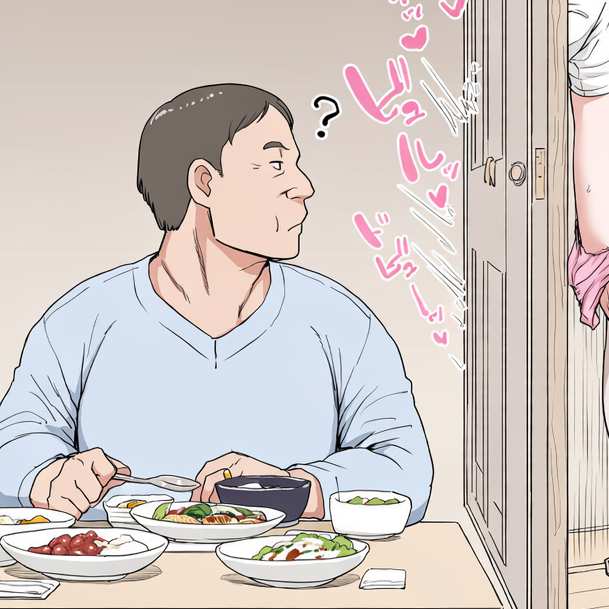 186p 爸爸在等開飯：媽媽和兒子在隔壁房間
