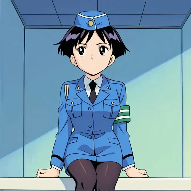 小野小町警服+旗袍/onono komatci/Kochikame