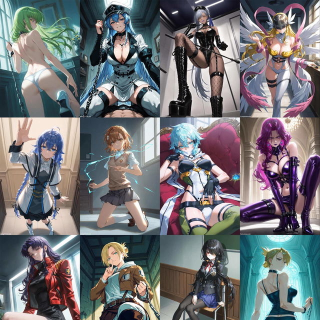 AI画像生成：No.1-241人物&6000+角色&200+動作 AI Image Generator: No.1-241 Characters & 6000+ Roles & 200+ Poses