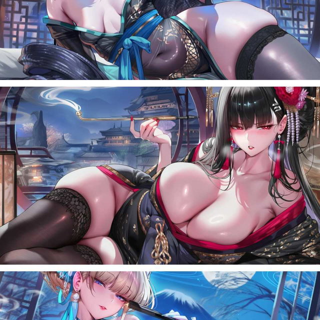 【配图小说】蔚蓝馆~黑道千金妃咲&落难剑仙莉音&混血女仆小时