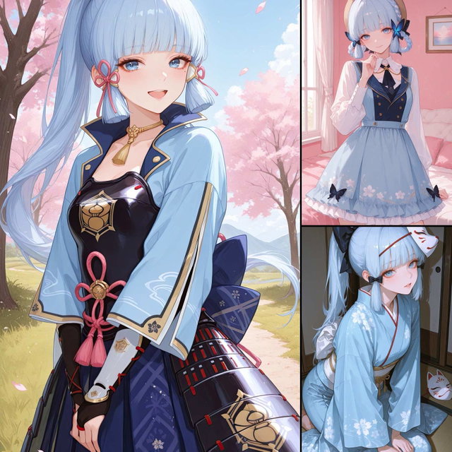 Ayaka (Genshin Impact) - Frostflake Heron