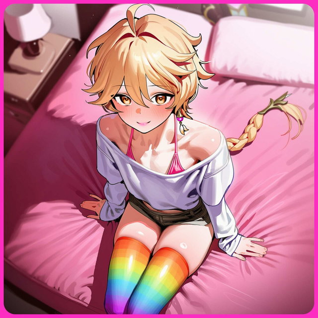 Aether with thighhighs🌈 (uncensored)