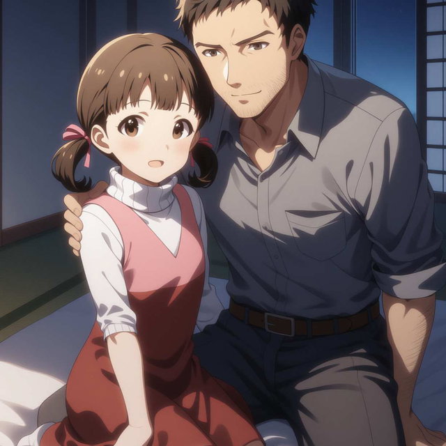 父娘01  菜々子とお父さん