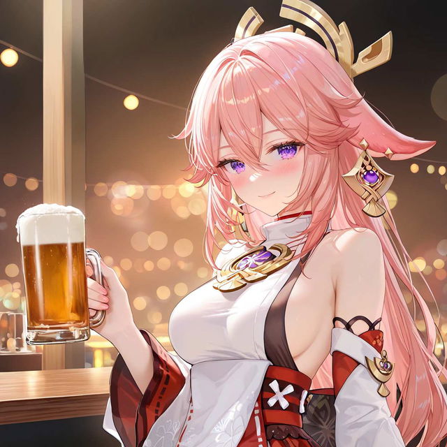 八重神子醉酒故事