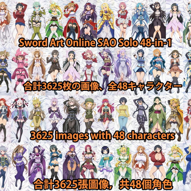 Sword Art Online SAO Solo 48-in-1 画像3625枚 海外版