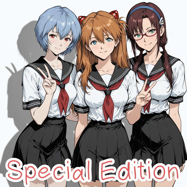 [AIイラストCG] Eva Girls Special Edition