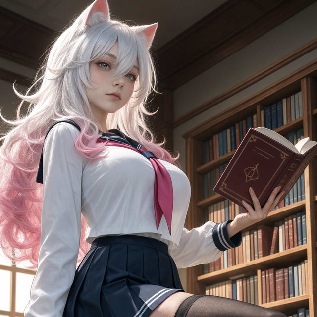 【猫娘学姐】328P 半写实风格