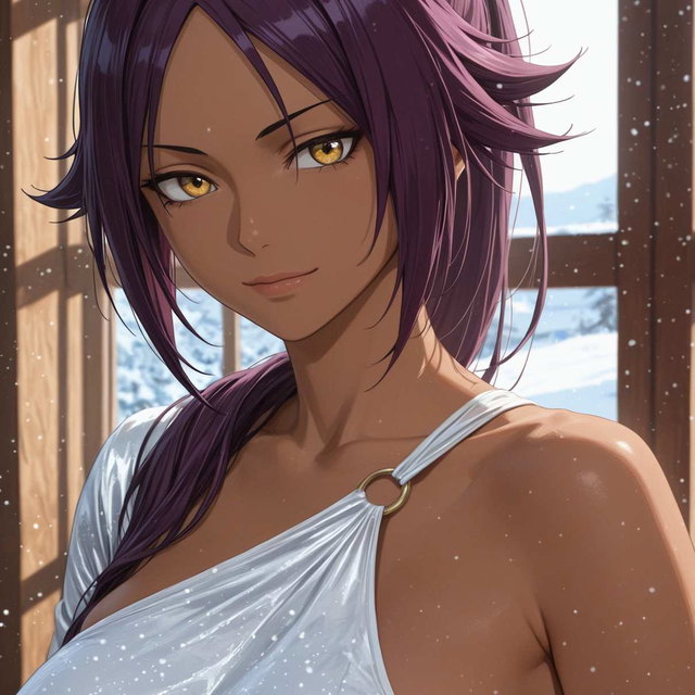 Shihouin Yoruichi and Matsumoto Rangiku