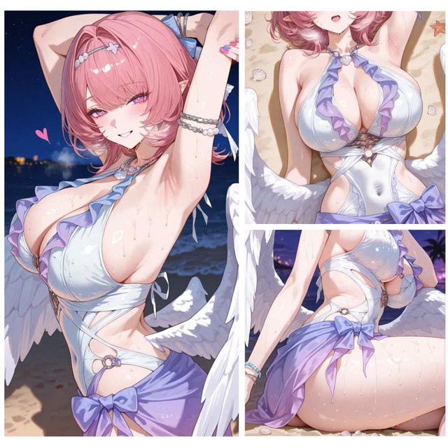 Remielle Dan (Zenless Zone Zero) – Swimsuit 【56 pics in ZIP】