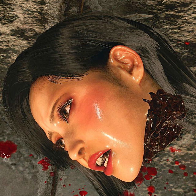 【4K完整版】 乳牛围裙艾达被触角嘎断头 (动态＋慢动作＋静态) (copy)