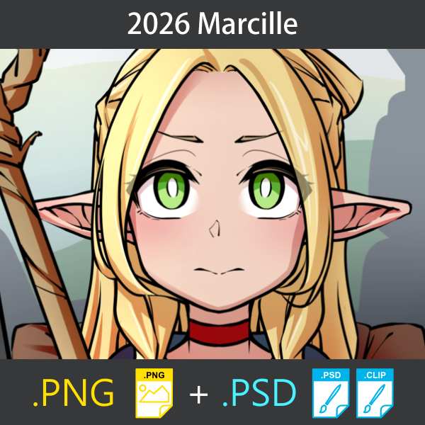 2026 Marcille🍖 (PNG+PSD)