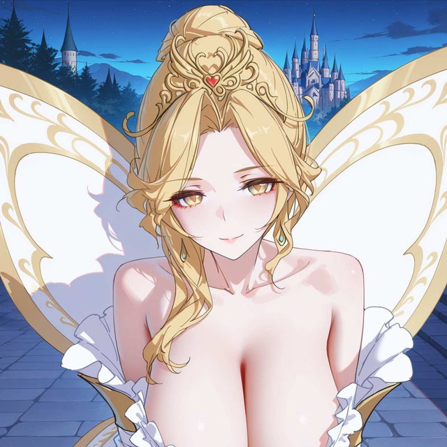 魔仙女王奖励小男孩124P