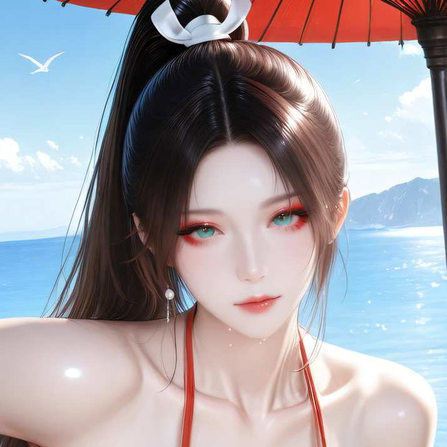 【第974期】【第975期】【第985期】不知火舞沙滩比基尼（三期182张）