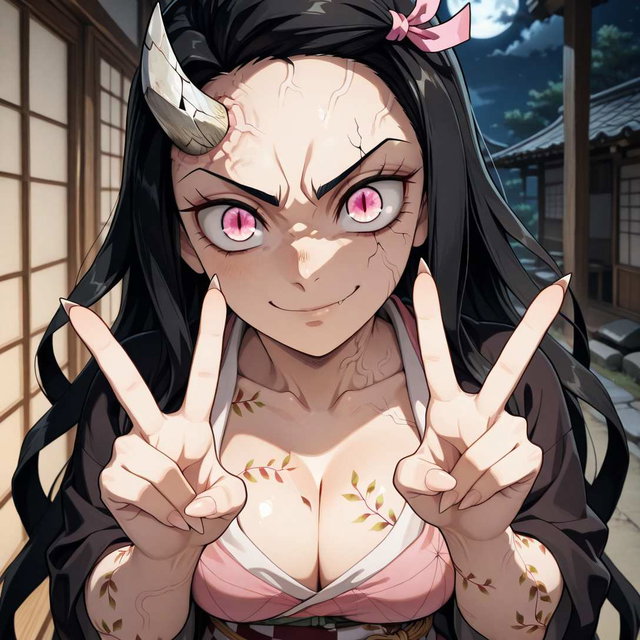 Nezuko Kamado Demon ( 竈門 禰豆子 ) - Kimetsu no Yaiba ( 鬼滅の刃 ) 169P