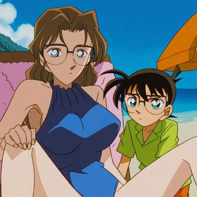 妃英理旧画风泳装x柯南2/Kisaki Eri old style swimsuit x Conan2